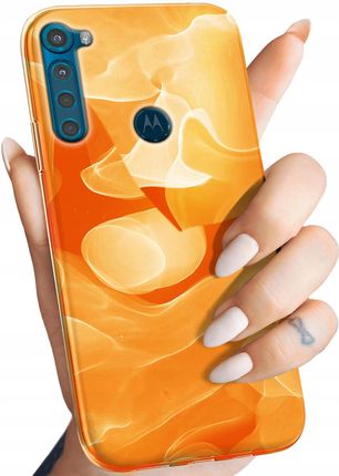 Hello Case Etui Do Motorola One Fusion Plus Pomarańczowe Pomarańcze Orange