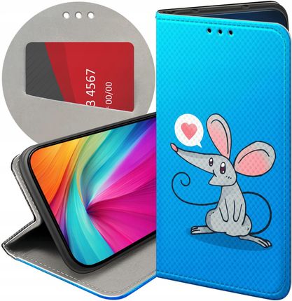 Hello Case Etui Z Klapką Do Xiaomi 13T Myszka Mouse Mini Futerał Pokrowiec