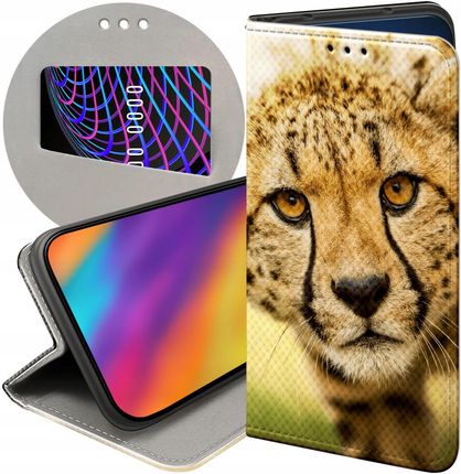 Hello Case Etui Z Klapką Do Samsung Galaxy S24 Gepard Cętki Panterka Futerał