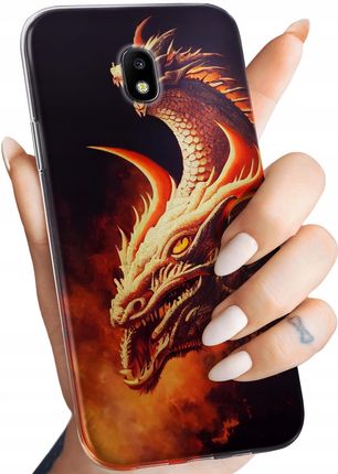 Hello Case Etui Do Samsung Galaxy J3 2017 Smoki Dragon Taniec Smoków Obudowa