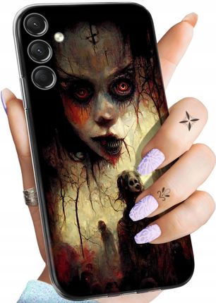 Hello Case Etui Do Samsung Galaxy A24 4G Halloween Zombie Dynie Czaszki Wampiry