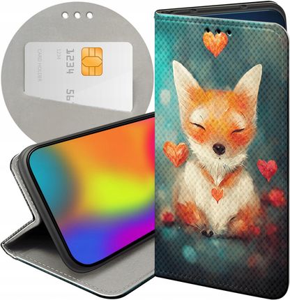 Hello Case Etui Z Klapką Do Samsung Galaxy S21 Ultra Liski Lisy Fox Futerał