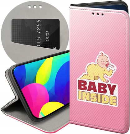 Hello Case Etui Z Klapką Do Motorola Moto G6 Play Ciążowe Pregnant Baby Shower