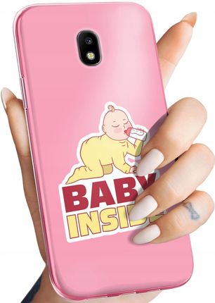Hello Case Etui Do Samsung Galaxy J3 2017 Ciążowe Pregnant Baby Shower Obudowa
