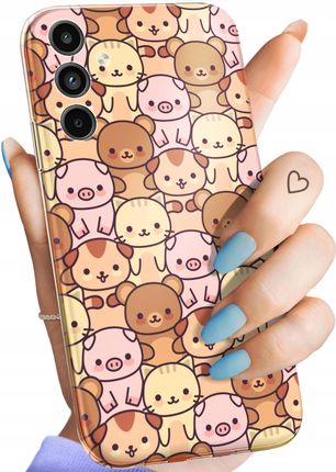 Hello Case Etui Do Samsung Galaxy A15 Zwierzęta Pieski Kotki Lamy Domowe Dziekie