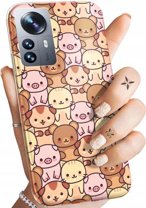 Hello Case Etui Do Xiaomi 12 Pro 12S Zwierzęta Pieski Kotki Lamy Domowe