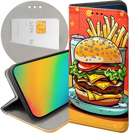Hello Case Etui Do Motorola Moto G6 Play Hamburger Burgery Fast Food Jedzenie