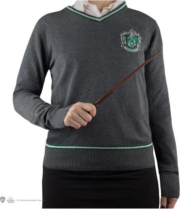 Harry Potter Slytherin Grey Knitted Medium Sweter