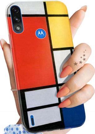 Hello Case Etui Do Motorola Moto E7 Power Piet Mondrain Abstrakcja Geometria