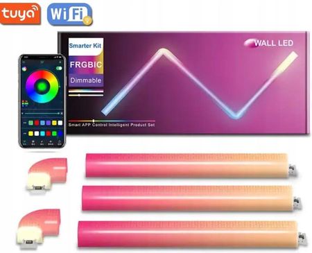 Inteligentne Panele Led 3+2 Lampa Ścienna Lightbar Rgbic Wifi Glide Wall