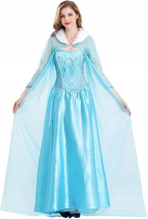 Przebranie Strój Kostium Elsa Frozen Kraina Lodu M