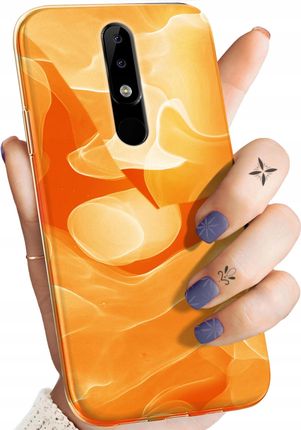 Hello Case Etui Do Nokia 5 1 Plus Pomarańczowe Pomarańcze Orange Obudowa