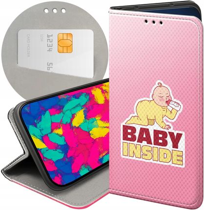 Hello Case Etui Z Klapką Do Xiaomi Redmi Note 9 Ciążowe Pregnant Baby Shower