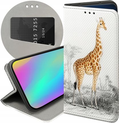 Hello Case Etui Z Klapką Do Samsung Galaxy S5 Neo Żyrafa Śmieszne Sawanna