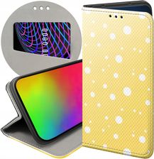Hello Case Etui Z Klapką Do Lg K10 2017 Kropki Grochy Bokeh Dots Futerał