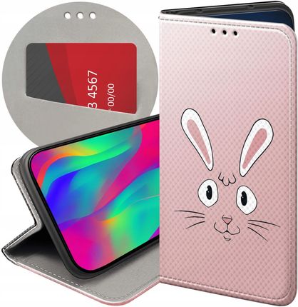 Hello Case Etui Z Klapką Do Xiaomi Redmi 9T Poco M3 Królik Zając Bunny