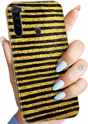 Hello Case Etui Do Xiaomi Redmi Note 8 Złoto Gold Rich Obudowa Pokrowiec