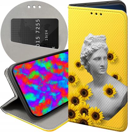 Hello Case Etui Z Klapką Do Xiaomi Redmi 9 Żółte Słoneczne Yellow Futerał