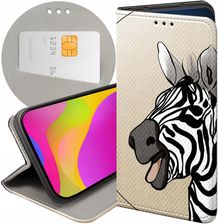 Hello Case Etui Z Klapką Do Iphone 14 Pro Zebra Zeberka Paski Futerał Pokrowiec