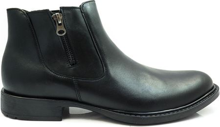 Czarne buty zimowe - sztyblety BZ2