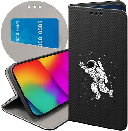 Hello Case Etui Z Klapką Do Samsung Galaxy J4 Plus Astronauta Kosmonauta Rakieta