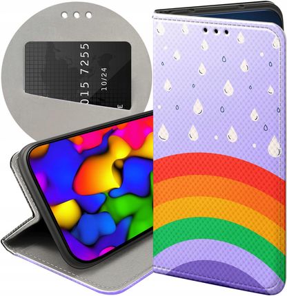 Hello Case Etui Z Klapką Do Samsung Galaxy S7 Edge Tęcza Rainbow Futerał