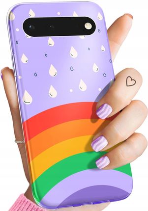 Hello Case Etui Do Google Pixel 6 Pro Tęcza Rainbow Obudowa Pokrowiec