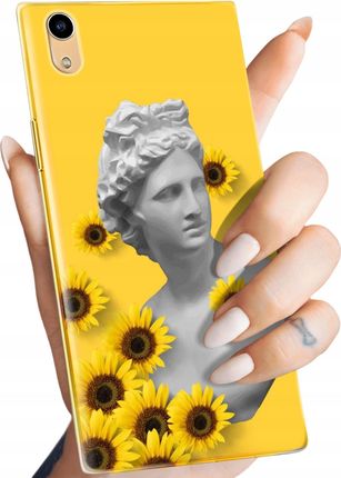 Hello Case Etui Do Sony Xperia Xa1 Żółte Słoneczne Yellow Obudowa Pokrowiec