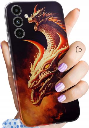 Hello Case Etui Do Samsung Galaxy A15 Smoki Dragon Taniec Smoków Obudowa