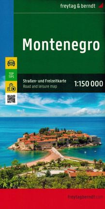 Černá Hora 1:150 000 / automapa + mapa pro volný čas neuveden
