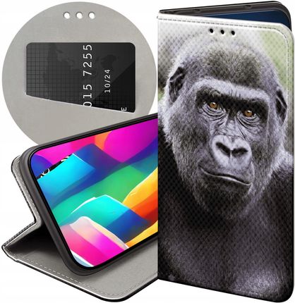 Hello Case Etui Z Klapką Do Xiaomi Redmi 9A Małpki Małpa Nosacz Futerał