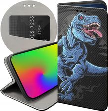 Hello Case Etui Z Klapką Do Oppo A52 Dinozaury Reptilia Prehistoryczne Futerał