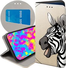 Hello Case Etui Z Klapką Do Xiaomi Redmi 7 Zebra Zeberka Paski Futerał Pokrowiec