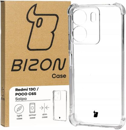 Bizon Etui Case Salpa Do Xiaomi Redmi 13C Poco C65 Przezroczyste
