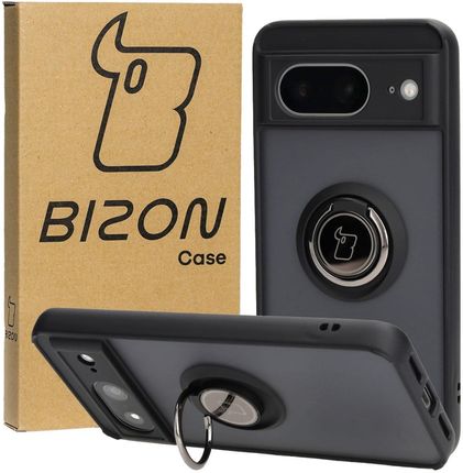 Bizon Etui Case Hybrid Ring Do Google Pixel 8 Czarne