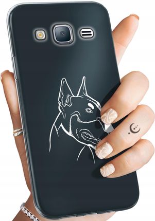 Hello Case Etui Do Samsung Galaxy J3 2016 Męskie Facet Wąsy Obudowa Pokrowiec