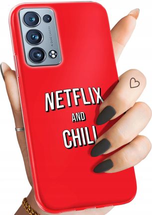 Hello Case Etui Do Oppo Reno 6 Pro Plus 5G Netflix Seriale Filmy Kino Obudowa