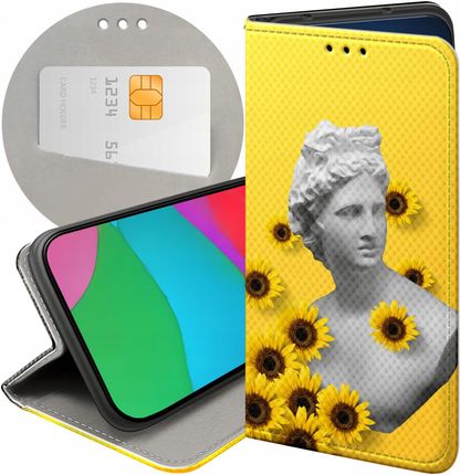 Hello Case Etui Z Klapką Do Xiaomi Redmi 9C Żółte Słoneczne Yellow Futerał