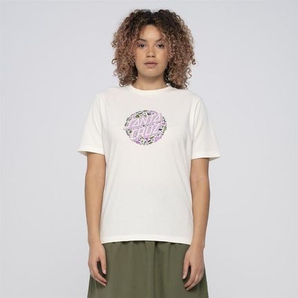 koszulka SANTA CRUZ - Foliage Dot T-Shirt Off White (OFF WHITE) rozmiar: 8