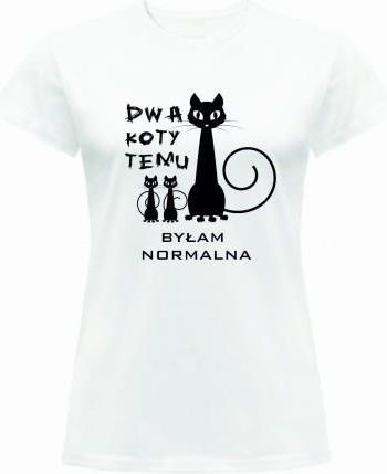 T-shirt Koszulka Damska Dwa Koty temu