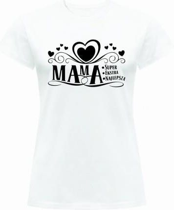 T-shirt Koszulka Damska MAMA SUPER EXTRA NAJLEPSZA