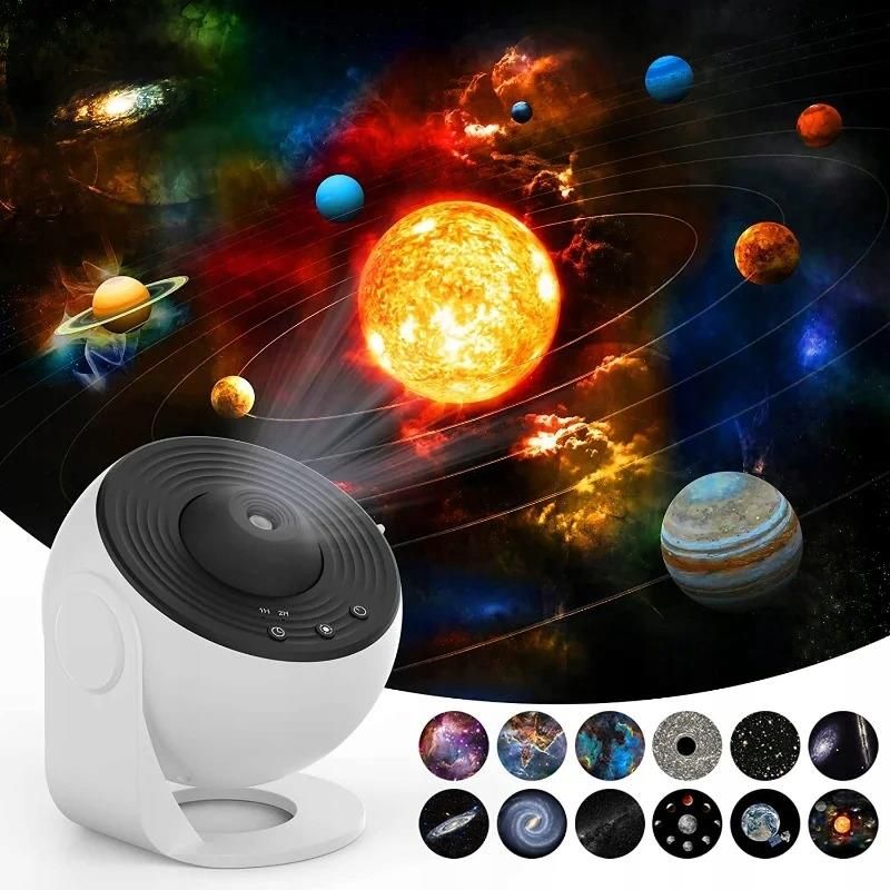 Projektor Gwiazd Lampka Nocna Led 13 Dysków Kosmos Usb Planetarium ...