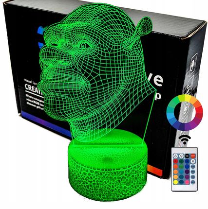 Lampka Nocna Shrek 3D Lamp Led