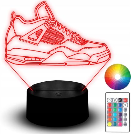 Lampka Nocna Led Statuetka Rgb 3D Grawer But Streetwear Nike Air Jordan 4