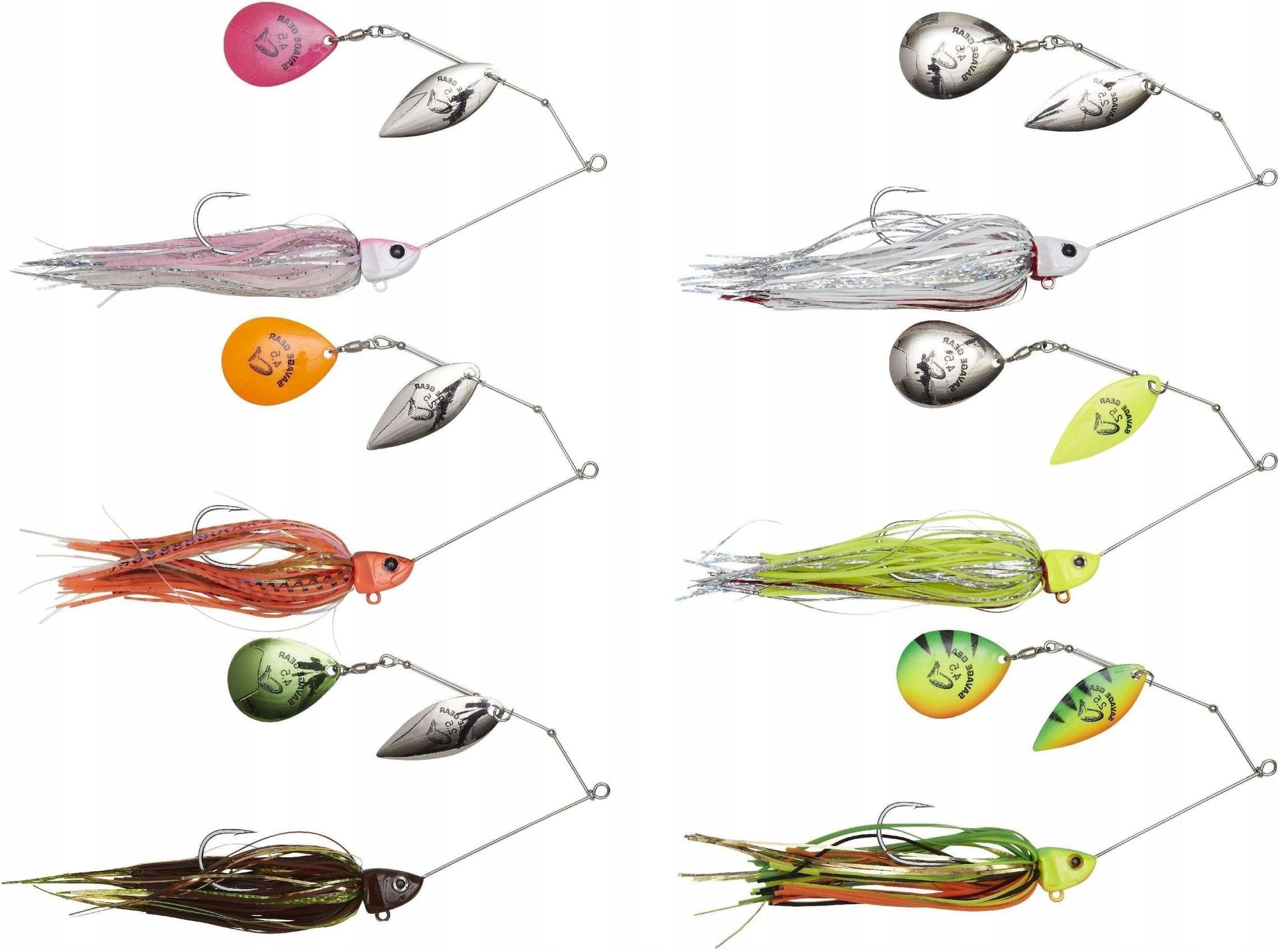 Savage Gear Da'Bush Spinnerbait Sinking 19cm 32g Pink Silver