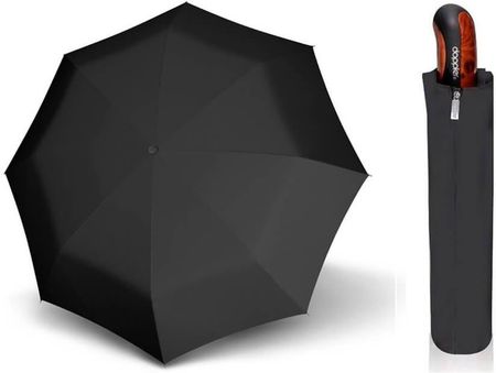 Automatyczna bardzo mocna parasolka XXL Doppler, czarna, 125 cm