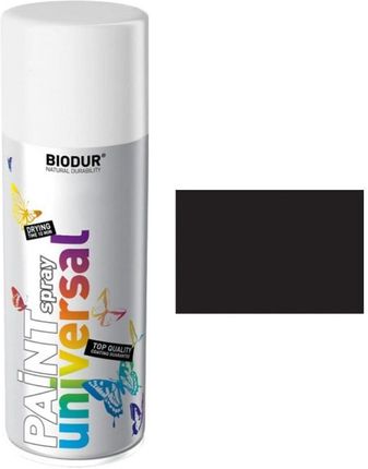 Spray Farba W Sprayu Czarny Mat 400 Ml Szybkoschnąca Biodur