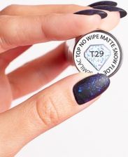 Top do lakierów hybrydowych T29 No Wipe Matte Snow Floe 7 ml