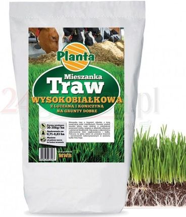 Mieszanka traw wysokobiałkowa MWB 10 kg Planta 4237