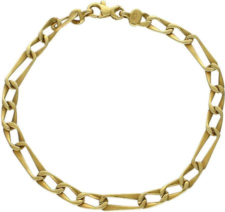 Diament Złota bransoletka męska Apart 585 złota nowoczesne figaro